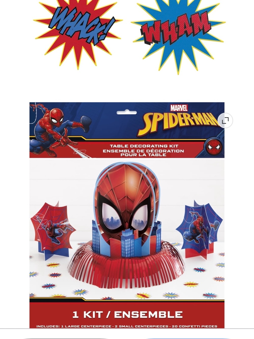 Spider-Man Birthday Party DeSpider-Man Birthday Party Decoration Centerpiece Kit
